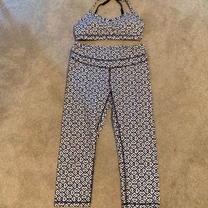 Lucy Activewear Bra Top and Crop pant